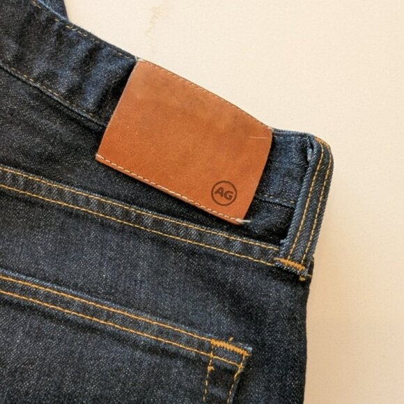 AG Adriano Goldschmied The Matchbox Slim Straight Dark Wash Jeans size 34 - Picture 5 of 6